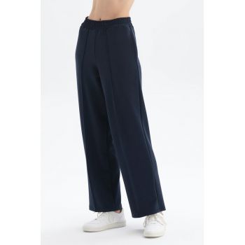 Pantaloni sport din amestec de modal cu buzunare oblice