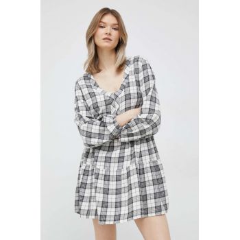 GAP rochie culoarea gri, mini, evazati