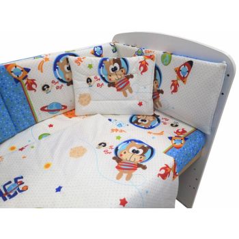 Set lenjerie patut cu 5 piese 120x60 cm Space