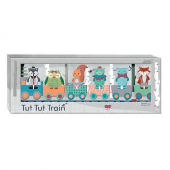 Puzzle lemn Trenul Tut Tut - Forest Friends