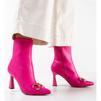 Botine dama Coates Fuchsia