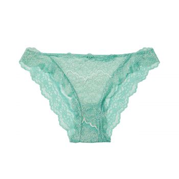 Shine lace cheekini panty l