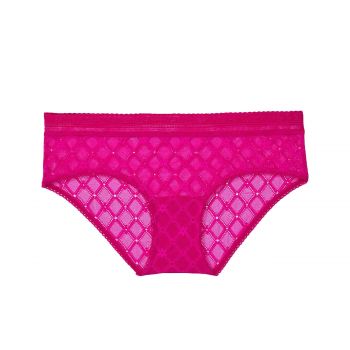 Logo mesh hiphugger panty m