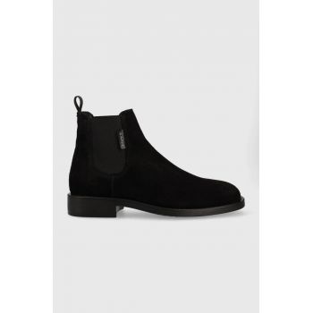 Gant botine din piele intoarsa Brockwill barbati, culoarea negru