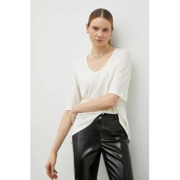 By Malene Birger tricou femei, culoarea alb