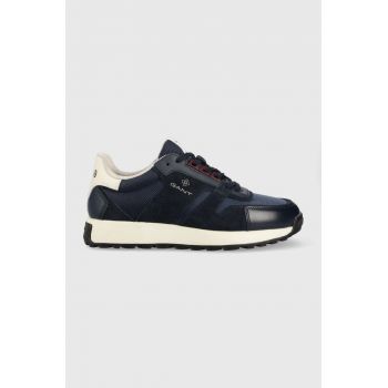 Gant sneakers Garold culoarea albastru marin