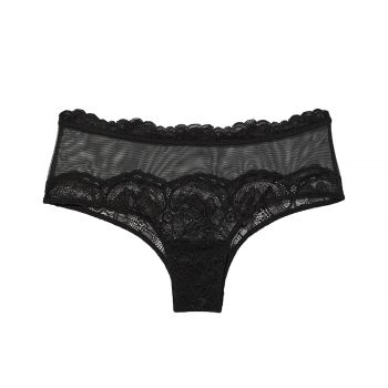 Lace & mesh cheeky panty m