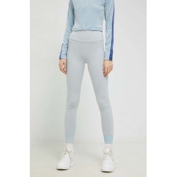 Adidas Originals colanti femei, culoarea gri, cu imprimeu