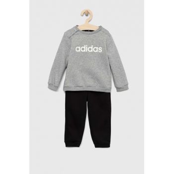 Adidas trening copii I LIN FL culoarea gri