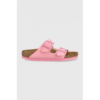 Birkenstock papuci Arizona femei, culoarea roz, 1024104 1024104-PCandyPink