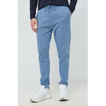 BOSS pantaloni de trening din bumbac CASUAL bărbați, uni 50468448