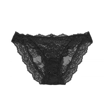 Floral lace cheekini panty m