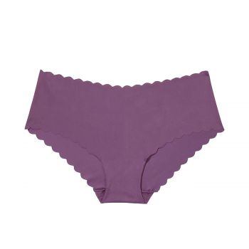 No-show scallop hiphugger panty xs