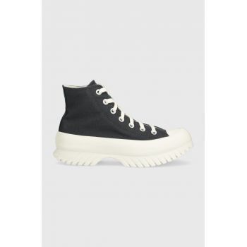 Converse tenisi Chuck Taylor All Star Lugged 2.0 femei, culoarea gri