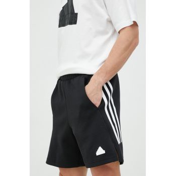 Adidas pantaloni scurti barbati, culoarea negru