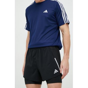 Adidas Performance pantaloni scurți de alergare Designed for Running barbati, culoarea negru