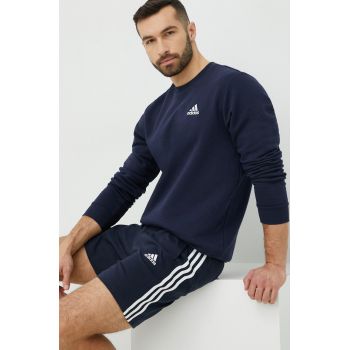 Adidas pantaloni scurti barbati, culoarea albastru marin ieftini