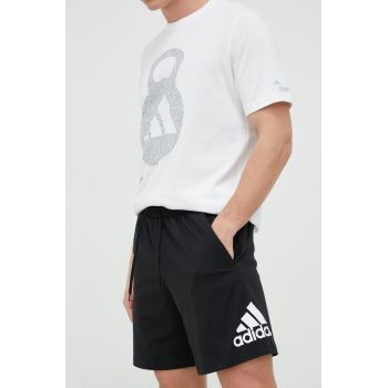 adidas pantaloni scurți bărbați, culoarea negru IC9375