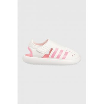 Adidas sandale copii Water culoarea alb