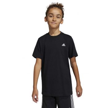 Adidas tricou de bumbac pentru copii U SL culoarea negru, cu imprimeu