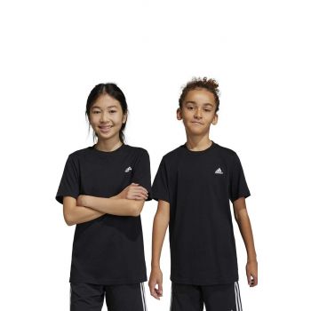 Adidas tricou de bumbac pentru copii U SL culoarea negru, cu imprimeu