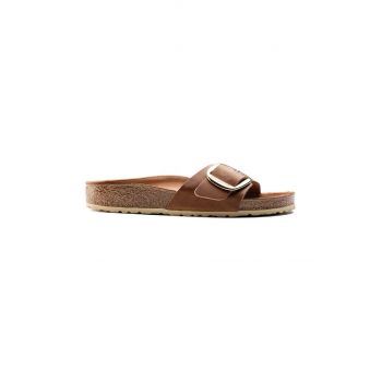 Birkenstock - Papuci Madrid Big Buckle 1006525-Cognac