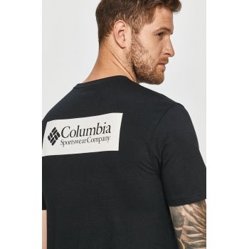 Columbia tricou din bumbac North Cascades culoarea negru, cu imprimeu 1834041 ieftin
