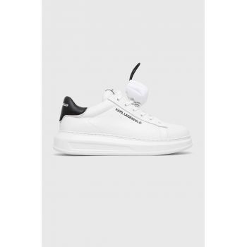 Karl Lagerfeld sneakers din piele KL52526 KAPRI MENS culoarea alb