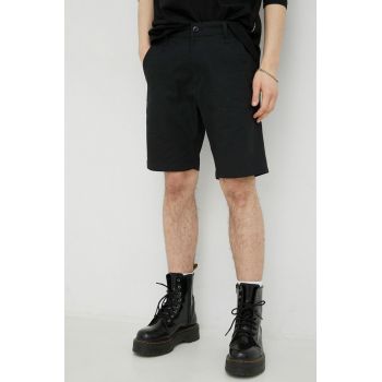 G-Star Raw pantaloni scurti barbati, culoarea negru