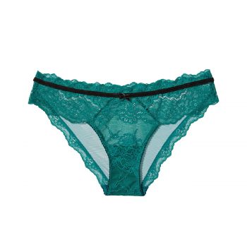 Dream angels lace & velvet cheekini panty l