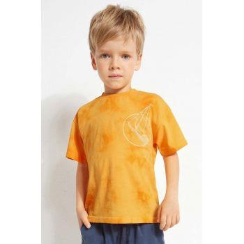 Mayoral tricou de bumbac pentru copii culoarea portocaliu, modelator