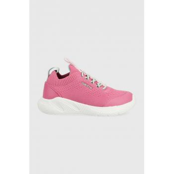 Geox sneakers pentru copii culoarea roz