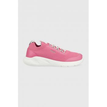 Geox sneakers pentru copii culoarea roz