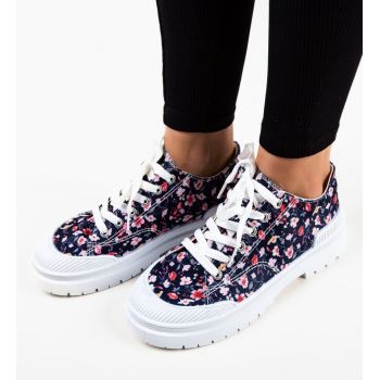 Sneakers dama Niamh Bleumarin