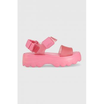 Melissa sandale MELISSA KICK OFF SANDAL AD femei, culoarea roz, cu platforma, M.32823.AJ294