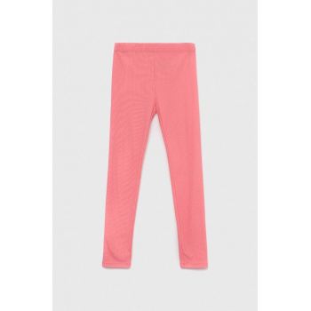 GAP leggins copii culoarea roz, neted