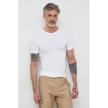 BOSS tricou 2-pack bărbați, culoarea alb, uni 50475276