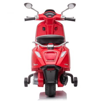 Motocicleta electrica pentru copii Vespa 12V rosu ieftina