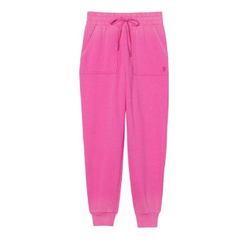 Cotton fleece high rise jogger l