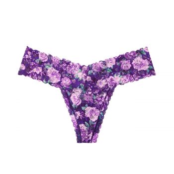 Floral lacie thong panty m