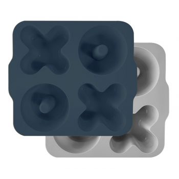 Set recipiente de gatit Minikoioi 100 premium silicon deep blue powder grey