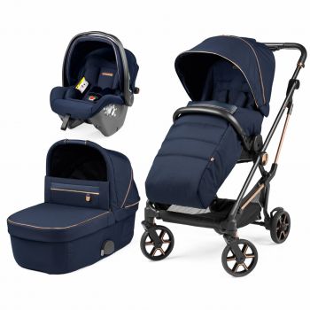 Carucior 3 in 1 Peg Perego Vivace, SLK, Pagoda, 0 - 22 kg, Blue Shine