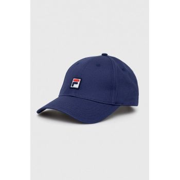 Fila șapcă de baseball din bumbac culoarea albastru marin, cu imprimeu de firma originala