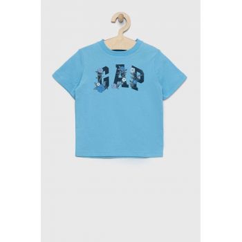 GAP tricou de bumbac pentru copii cu imprimeu