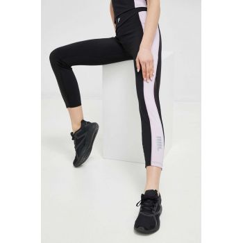 Fila leggins de antrenament Redon culoarea negru, modelator