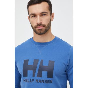 Helly Hansen hanorac de bumbac barbati, cu imprimeu, 34000