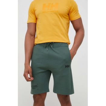 Helly Hansen pantaloni scurți bărbați, culoarea verde 53710-606