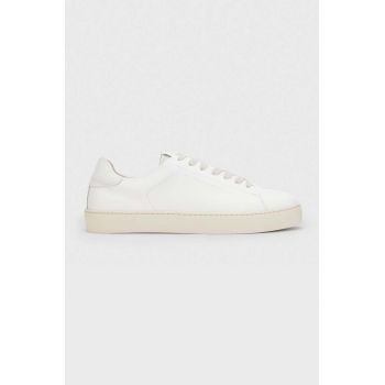 AllSaints sneakers din piele KLIP culoarea alb, MZ0039A