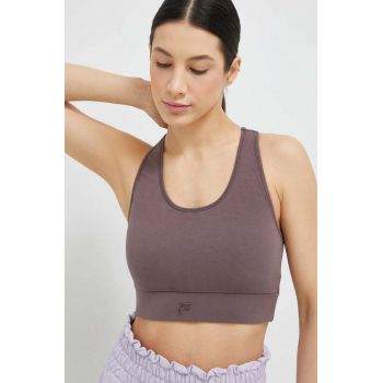 Fila sutien sport Corte culoarea violet, neted