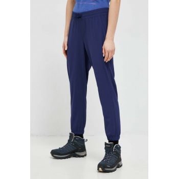 Marmot pantaloni de exterior Elda culoarea albastru marin, neted